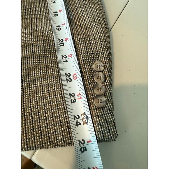 Robert Stock Men's Suitcoat Size 46R Silk Wool Blend - Picture 8 of 9